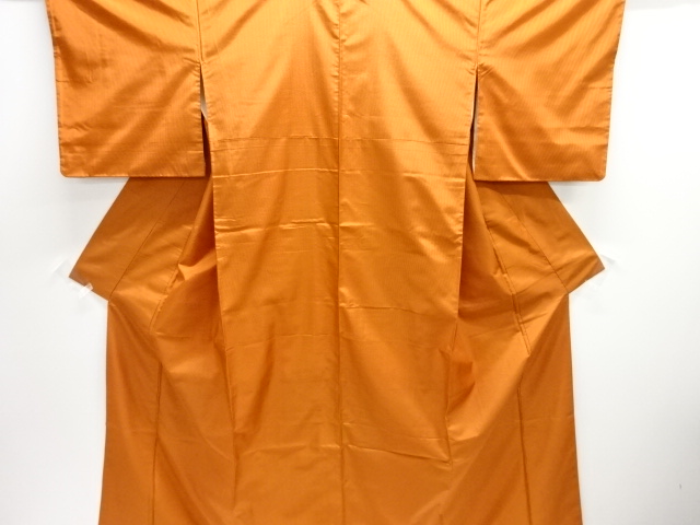 小格子織り出し米沢紬着物